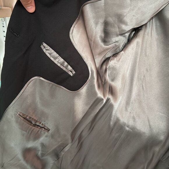 Gurjot New York Black Wool One Button Blazer Women’s US 10 - Picture 6 of 8